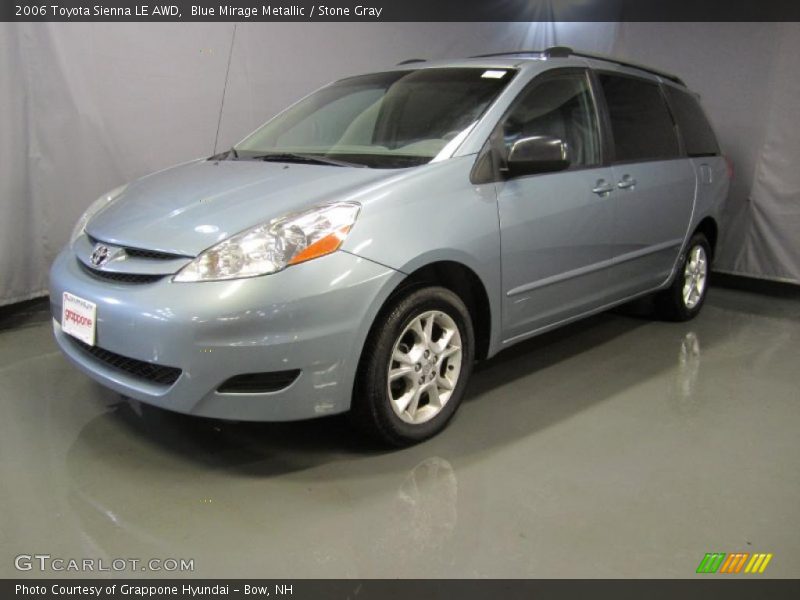 Blue Mirage Metallic / Stone Gray 2006 Toyota Sienna LE AWD
