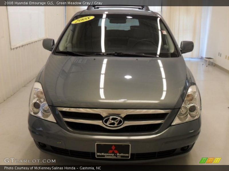 Green Meadow Gray / Gray 2008 Hyundai Entourage GLS