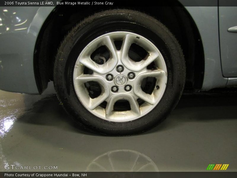 Blue Mirage Metallic / Stone Gray 2006 Toyota Sienna LE AWD