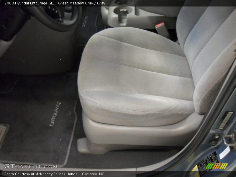 Green Meadow Gray / Gray 2008 Hyundai Entourage GLS