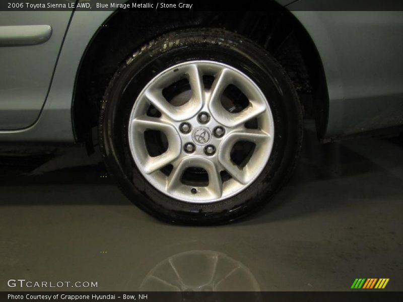 Blue Mirage Metallic / Stone Gray 2006 Toyota Sienna LE AWD