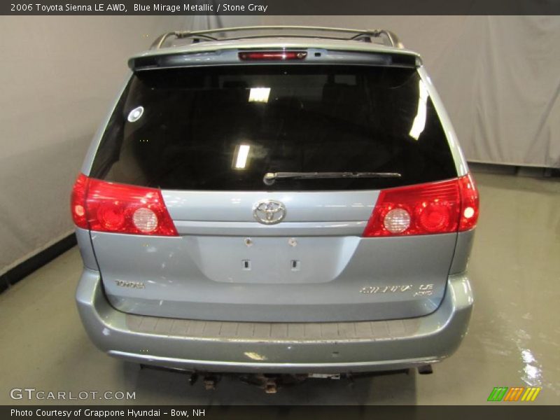 Blue Mirage Metallic / Stone Gray 2006 Toyota Sienna LE AWD