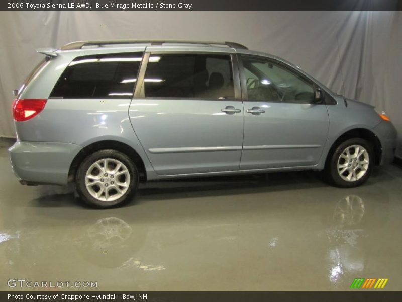 Blue Mirage Metallic / Stone Gray 2006 Toyota Sienna LE AWD