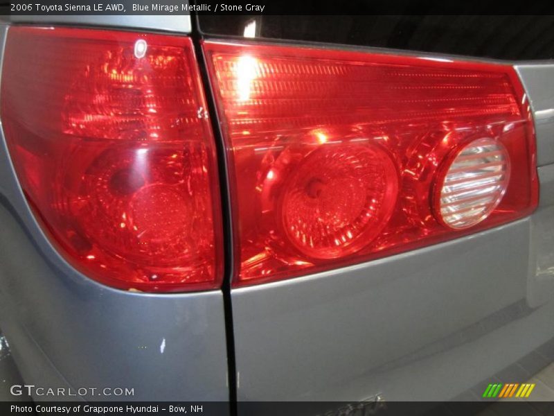 Blue Mirage Metallic / Stone Gray 2006 Toyota Sienna LE AWD