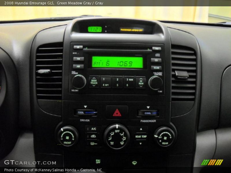 Green Meadow Gray / Gray 2008 Hyundai Entourage GLS
