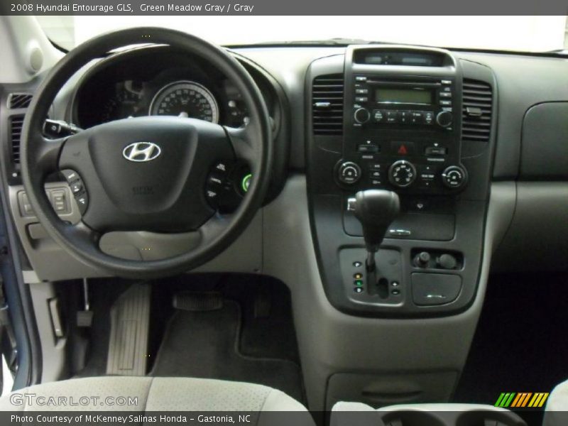 Green Meadow Gray / Gray 2008 Hyundai Entourage GLS