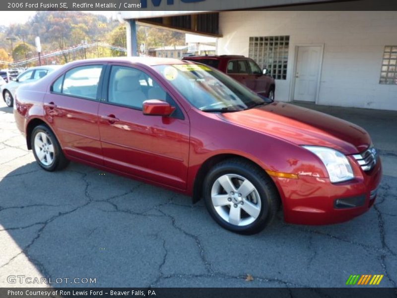Redfire Metallic / Camel 2006 Ford Fusion SE