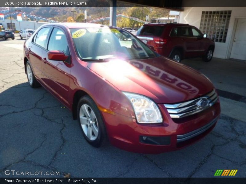 Redfire Metallic / Camel 2006 Ford Fusion SE