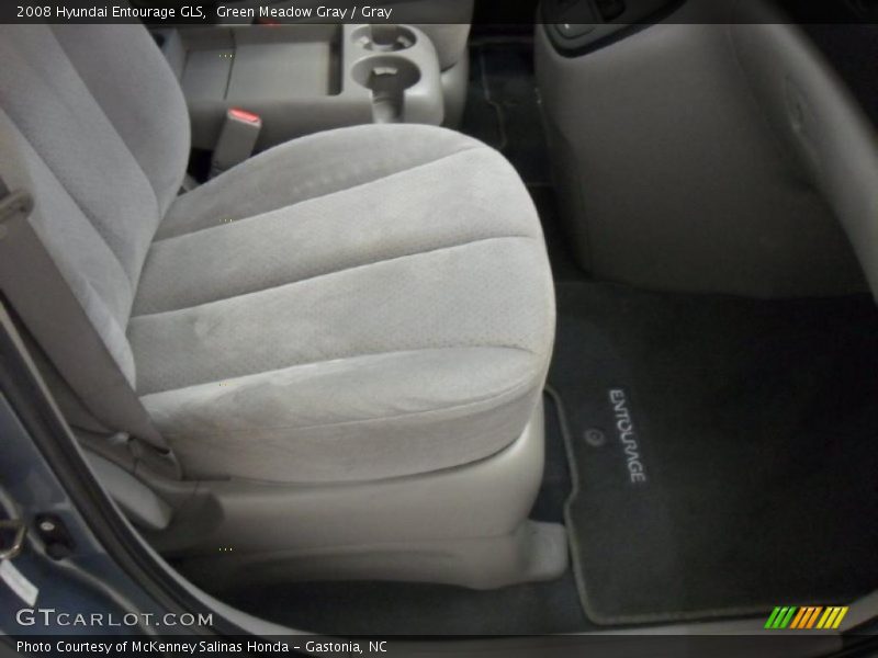 Green Meadow Gray / Gray 2008 Hyundai Entourage GLS