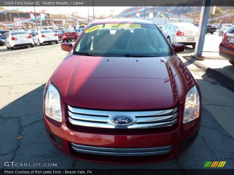 Redfire Metallic / Camel 2006 Ford Fusion SE