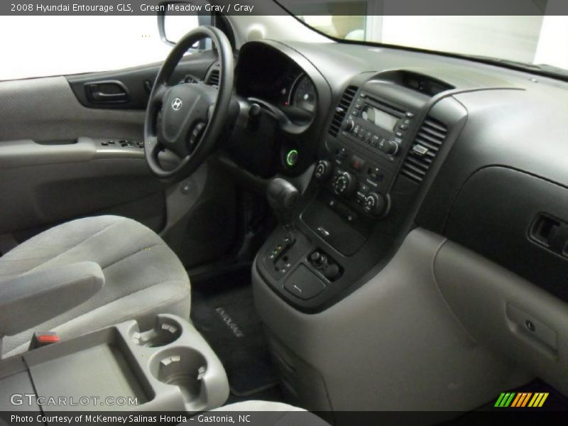 Green Meadow Gray / Gray 2008 Hyundai Entourage GLS