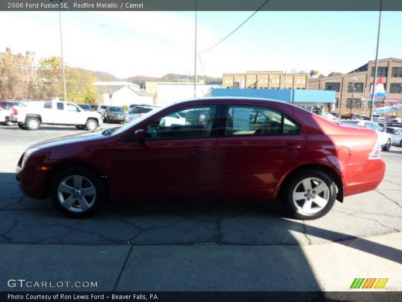 Redfire Metallic / Camel 2006 Ford Fusion SE