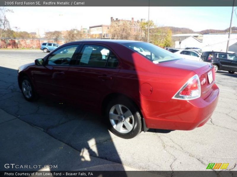 Redfire Metallic / Camel 2006 Ford Fusion SE