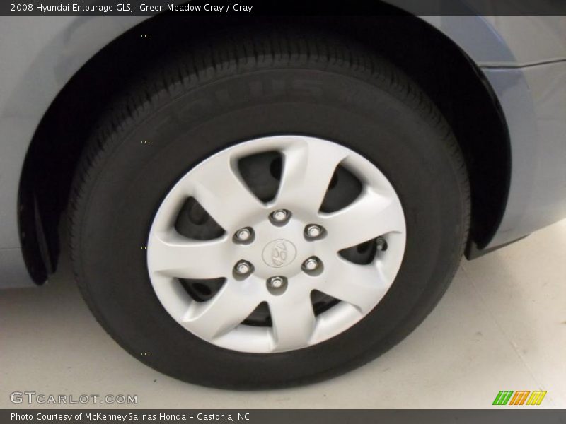 Green Meadow Gray / Gray 2008 Hyundai Entourage GLS