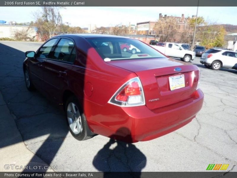 Redfire Metallic / Camel 2006 Ford Fusion SE