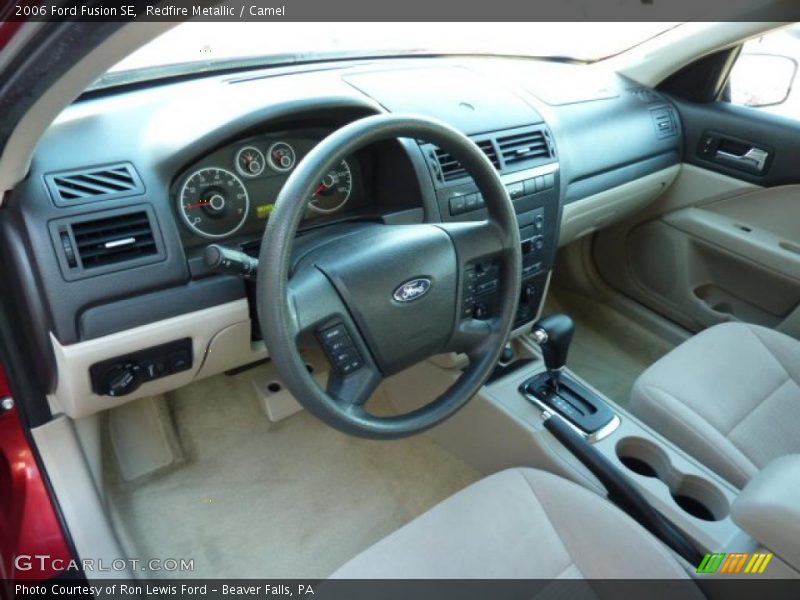 Redfire Metallic / Camel 2006 Ford Fusion SE