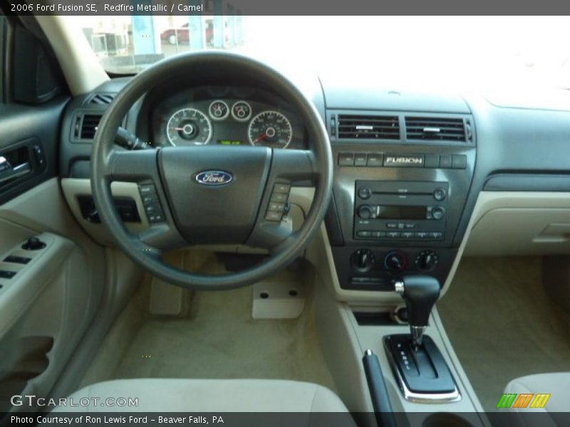 Redfire Metallic / Camel 2006 Ford Fusion SE