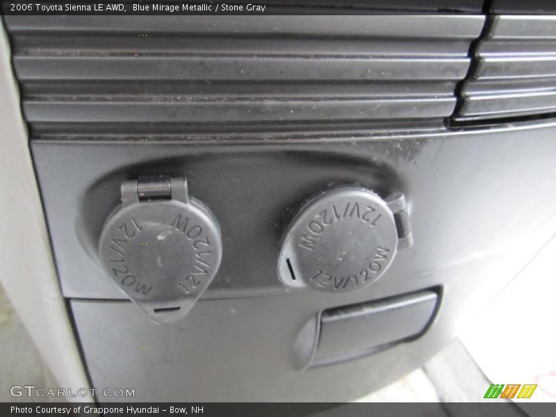 Blue Mirage Metallic / Stone Gray 2006 Toyota Sienna LE AWD