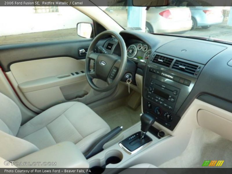 Redfire Metallic / Camel 2006 Ford Fusion SE