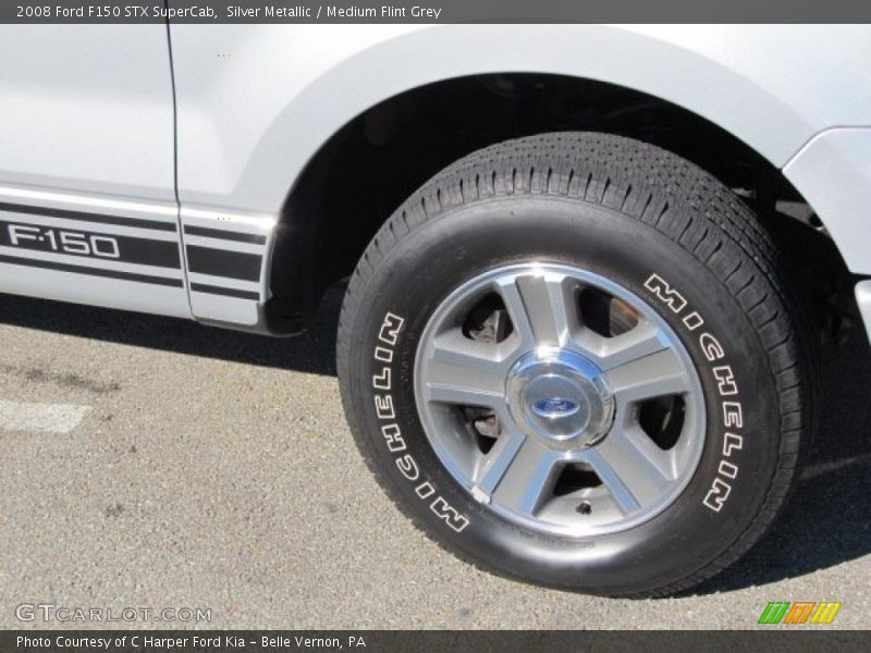 Silver Metallic / Medium Flint Grey 2008 Ford F150 STX SuperCab