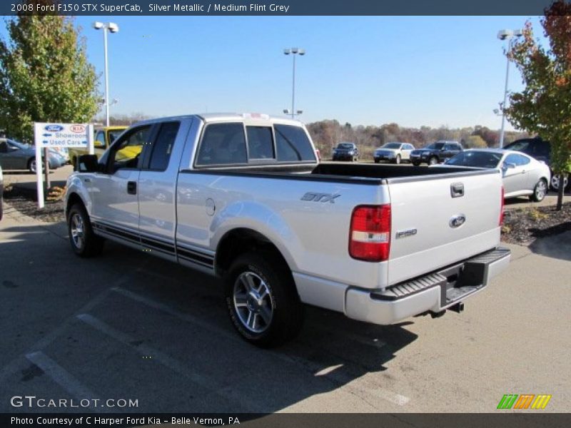Silver Metallic / Medium Flint Grey 2008 Ford F150 STX SuperCab