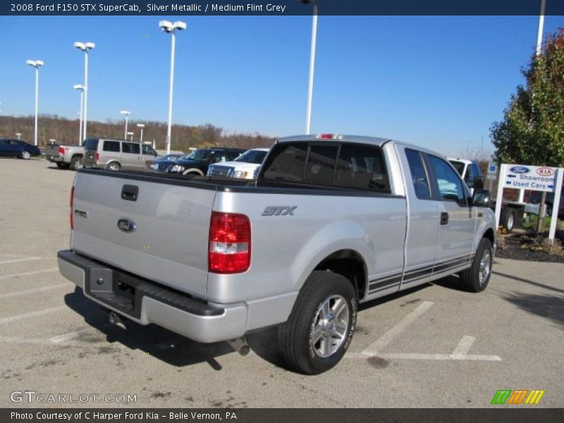 Silver Metallic / Medium Flint Grey 2008 Ford F150 STX SuperCab