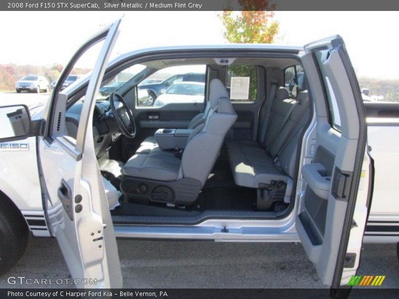 Silver Metallic / Medium Flint Grey 2008 Ford F150 STX SuperCab