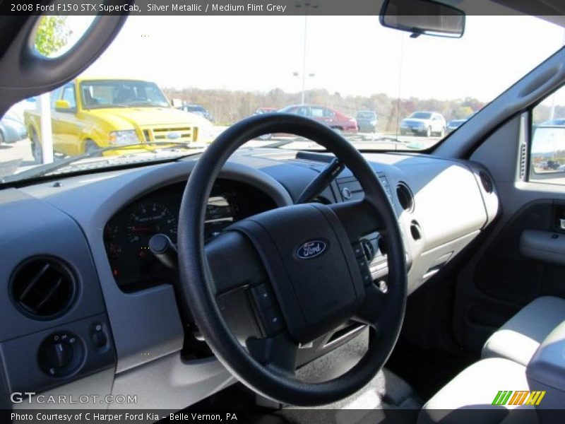 Silver Metallic / Medium Flint Grey 2008 Ford F150 STX SuperCab