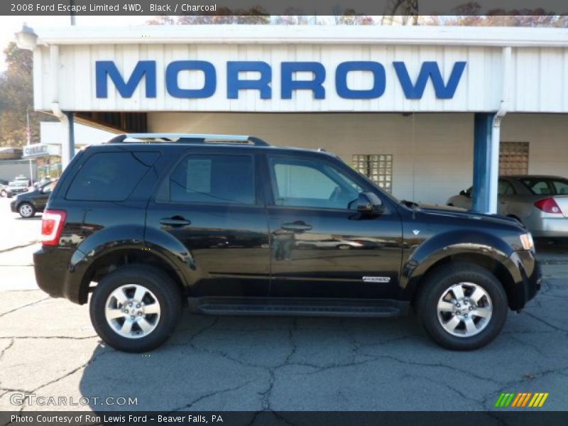 Black / Charcoal 2008 Ford Escape Limited 4WD
