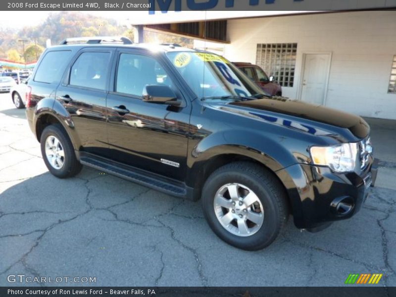 Black / Charcoal 2008 Ford Escape Limited 4WD