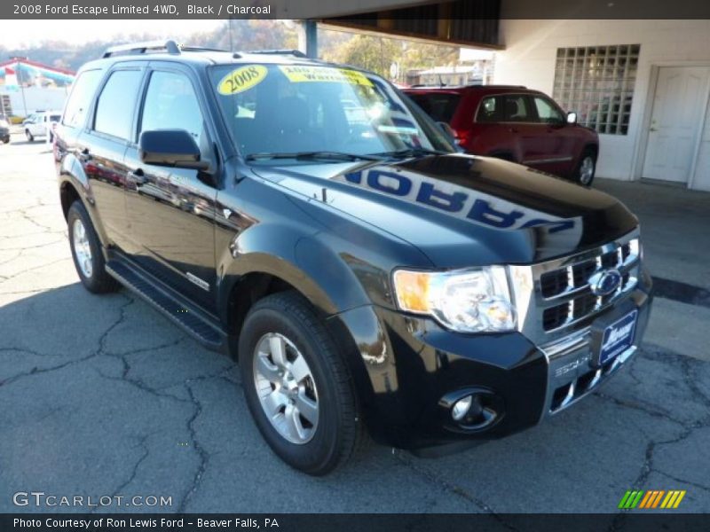 Black / Charcoal 2008 Ford Escape Limited 4WD
