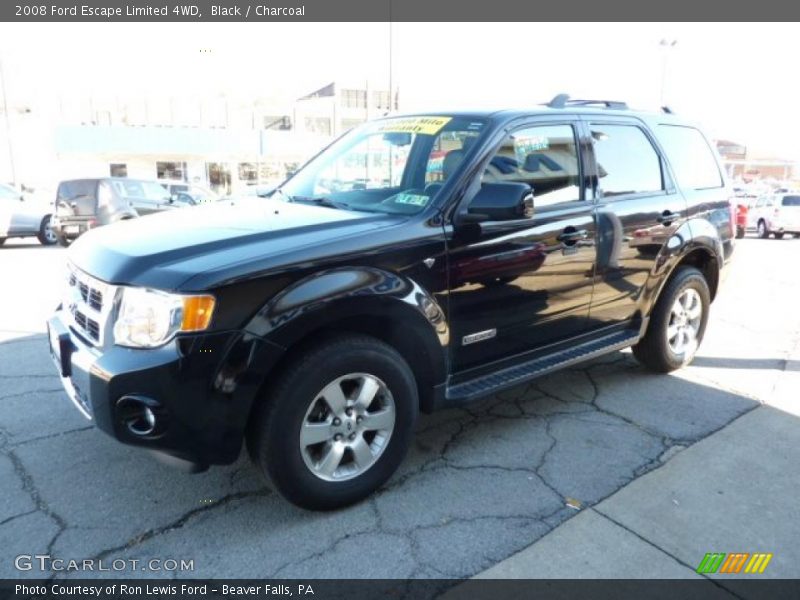 Black / Charcoal 2008 Ford Escape Limited 4WD