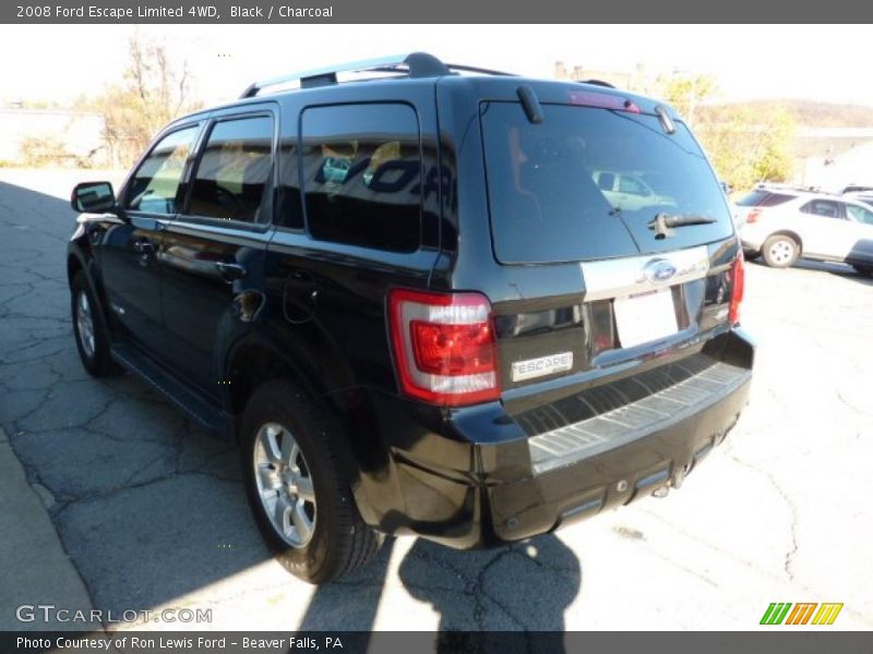 Black / Charcoal 2008 Ford Escape Limited 4WD