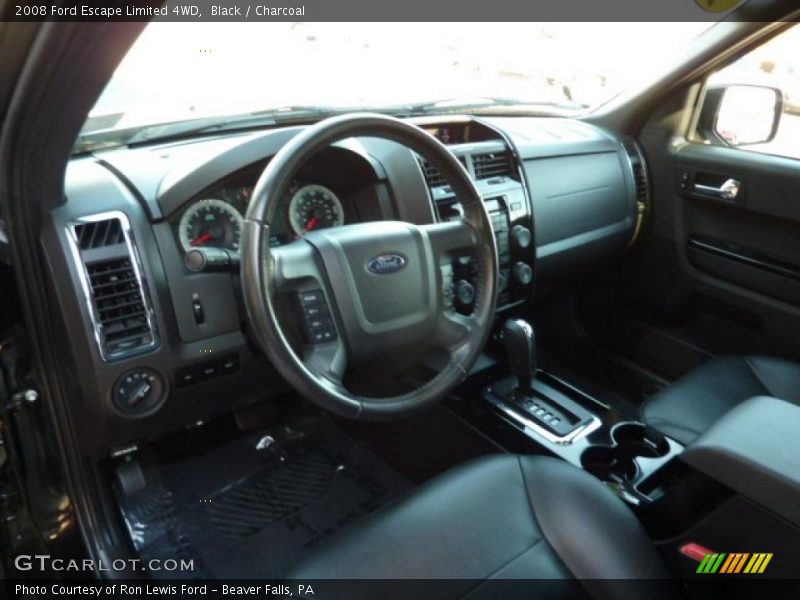 Black / Charcoal 2008 Ford Escape Limited 4WD