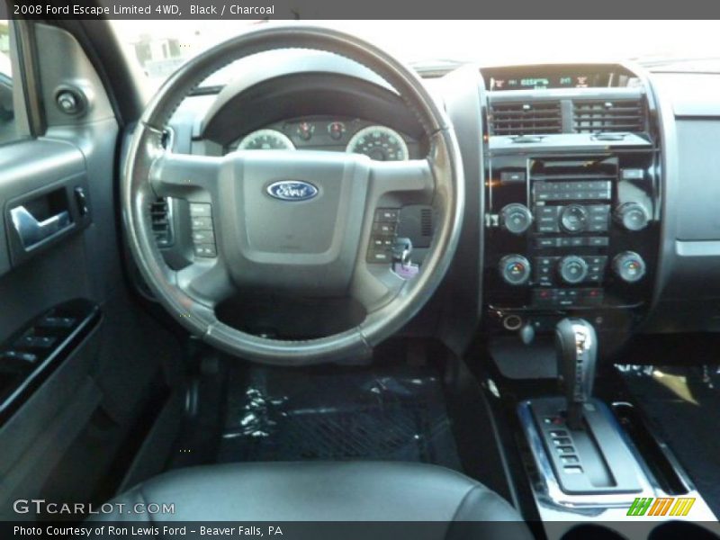 Black / Charcoal 2008 Ford Escape Limited 4WD