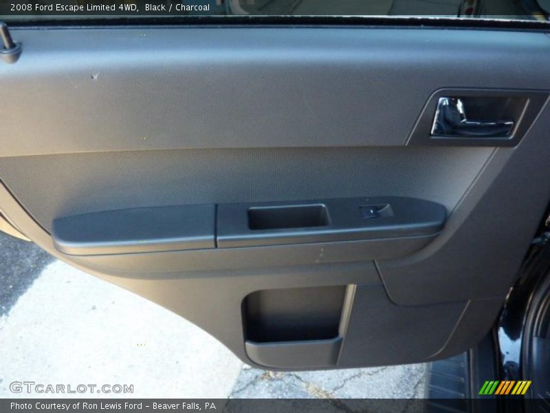 Black / Charcoal 2008 Ford Escape Limited 4WD