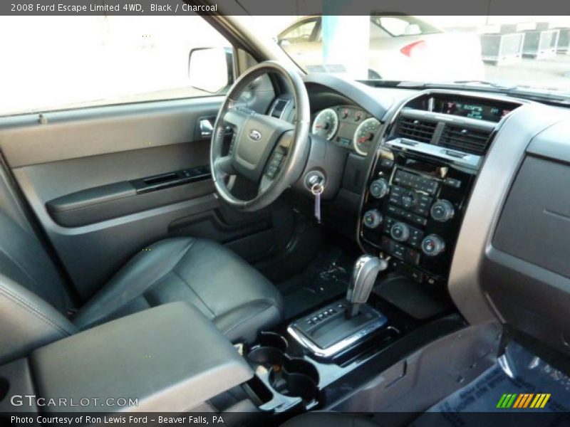 Black / Charcoal 2008 Ford Escape Limited 4WD