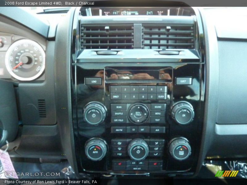 Black / Charcoal 2008 Ford Escape Limited 4WD
