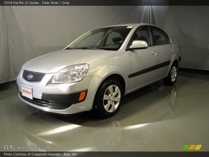 Clear Silver / Gray 2009 Kia Rio LX Sedan