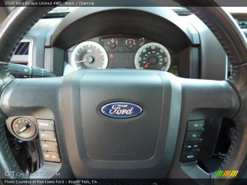 Black / Charcoal 2008 Ford Escape Limited 4WD