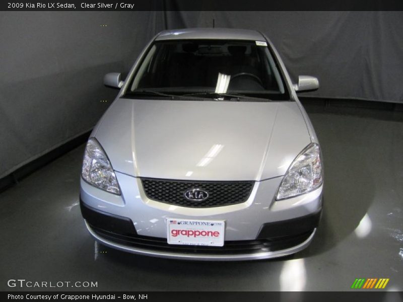 Clear Silver / Gray 2009 Kia Rio LX Sedan