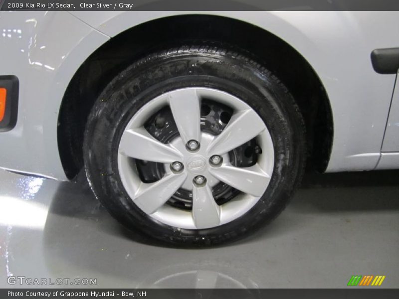 Clear Silver / Gray 2009 Kia Rio LX Sedan