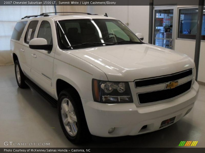 Summit White / Light Cashmere/Ebony 2007 Chevrolet Suburban 1500 LT