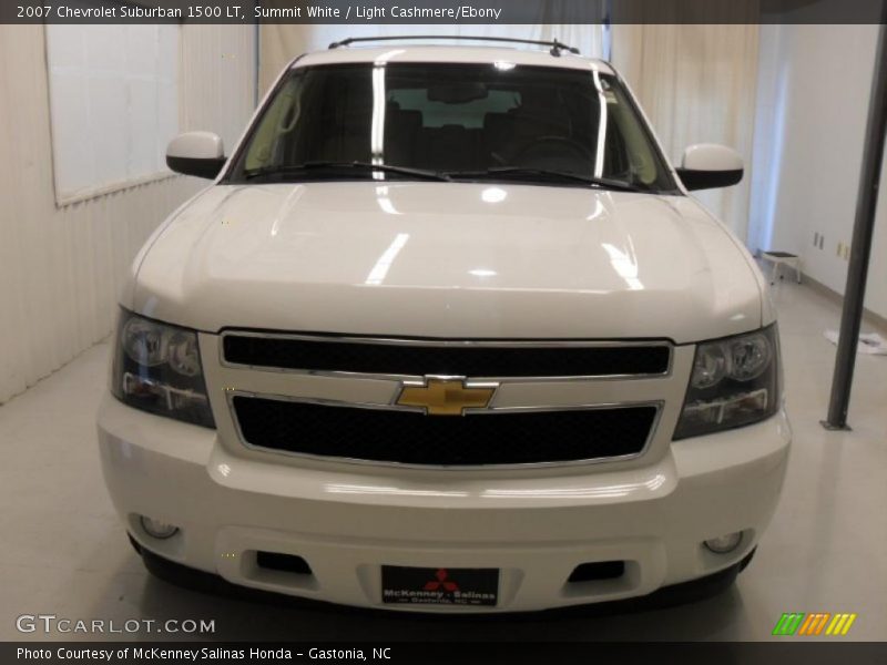 Summit White / Light Cashmere/Ebony 2007 Chevrolet Suburban 1500 LT