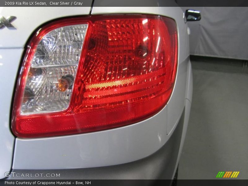 Clear Silver / Gray 2009 Kia Rio LX Sedan