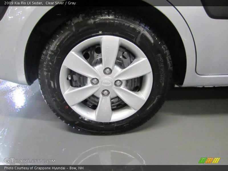 Clear Silver / Gray 2009 Kia Rio LX Sedan