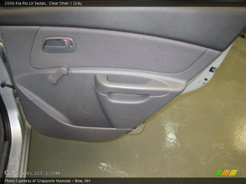 Clear Silver / Gray 2009 Kia Rio LX Sedan