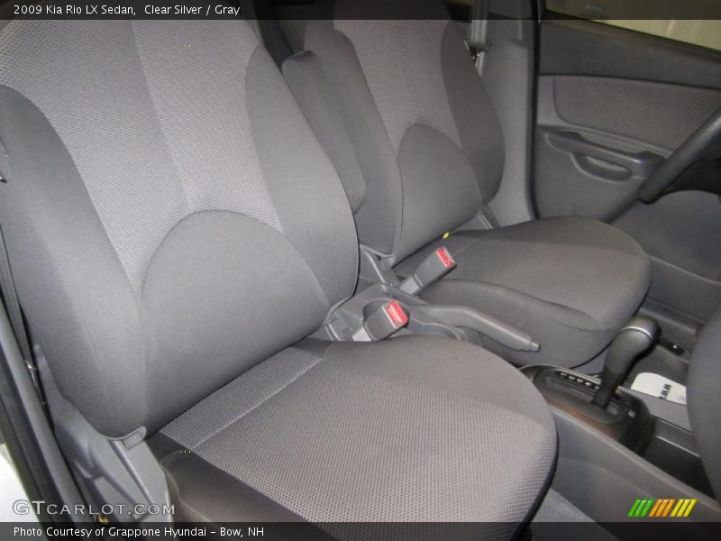 Clear Silver / Gray 2009 Kia Rio LX Sedan