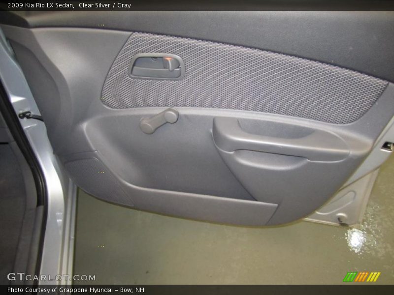 Clear Silver / Gray 2009 Kia Rio LX Sedan