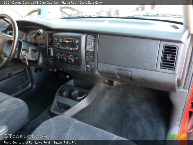 Dashboard of 2004 Dakota SXT Club Cab 4x4